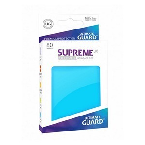 80 Ultimate Guard Supreme UX Sleeves (Light Blue)