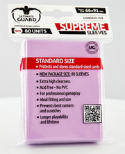 80 Ultimate Guard Supreme Sleeves (Pink)