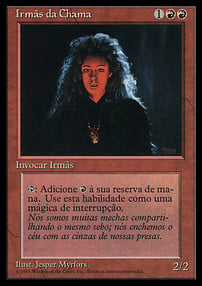 Sisters of the Flame Card Front