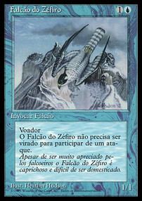 Zephyr Falcon Card Front