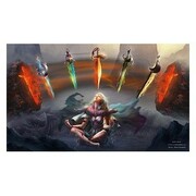 GnD Cards: Tappetino The five Swords