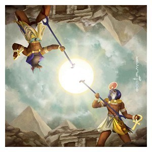 God Player Ra & Seth Playmat