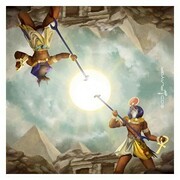God Player Ra & Seth Playmat