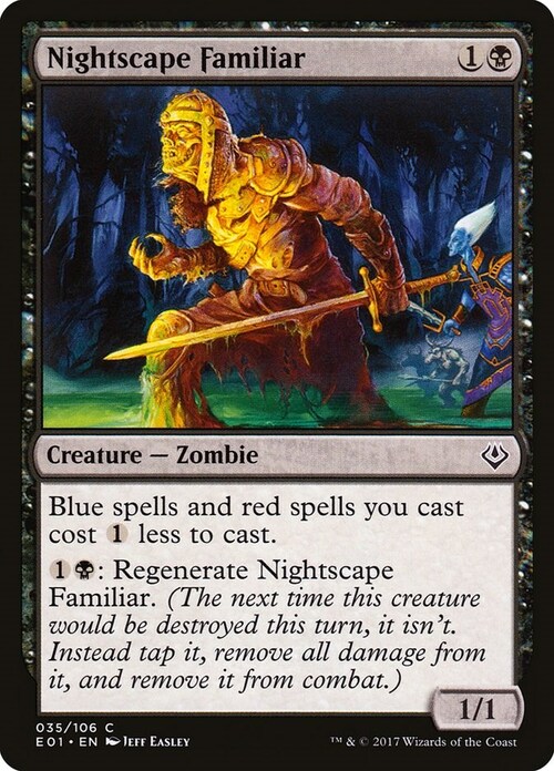 Nightscape Familiar Card Front