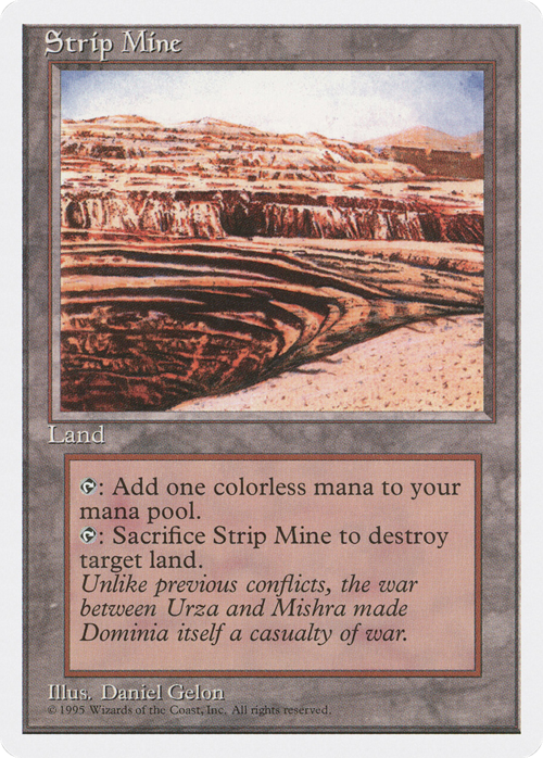 Strip Mine Card Front