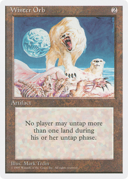 Winter Orb Card Front