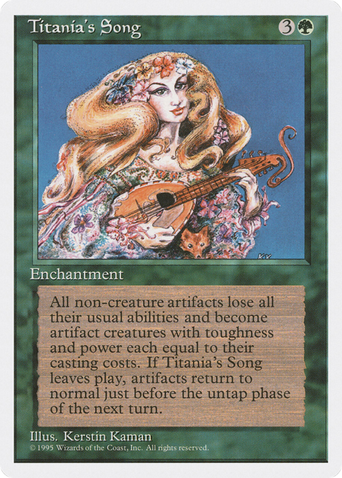 Titania's Song Card Front