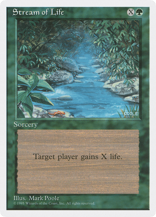 Stream of Life Card Front