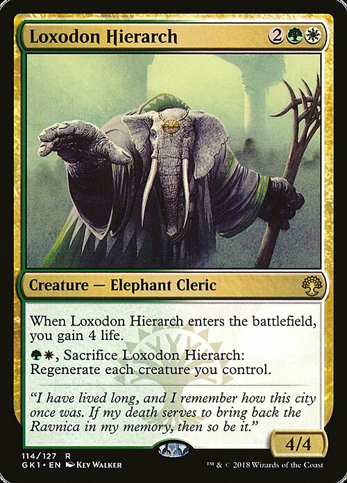 Loxodon Hierarch Card Front