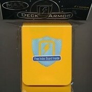 Max Protection: Deck Armor Deck Box (Yellow)