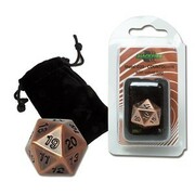Blackfire Spindown D20 Die (Antique Copper)