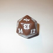 Fate Reforged: D20 Die (Brown)