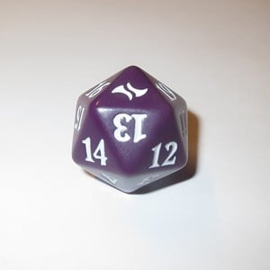 Fate Reforged: D20 Die (Purple)