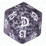 Black Deckmasters D20 Die