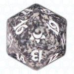Black Eventide D20 Die