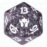 Black Fifth Dawn D20 Die