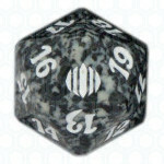 Black Shards of Alara D20 Die