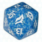 Blue Lorwyn D20 Die