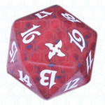 Red Betrayers of Kamigawa D20 Die