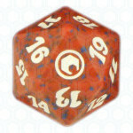 Red Scars of Mirrodin D20 Die