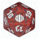 Red Shards of Alara D20 Die