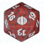 Red Shards of Alara D20 Die