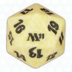 White Magic 2011 D20 Die