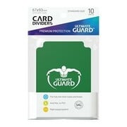 10 Ultimate Guard Dividers (Green)