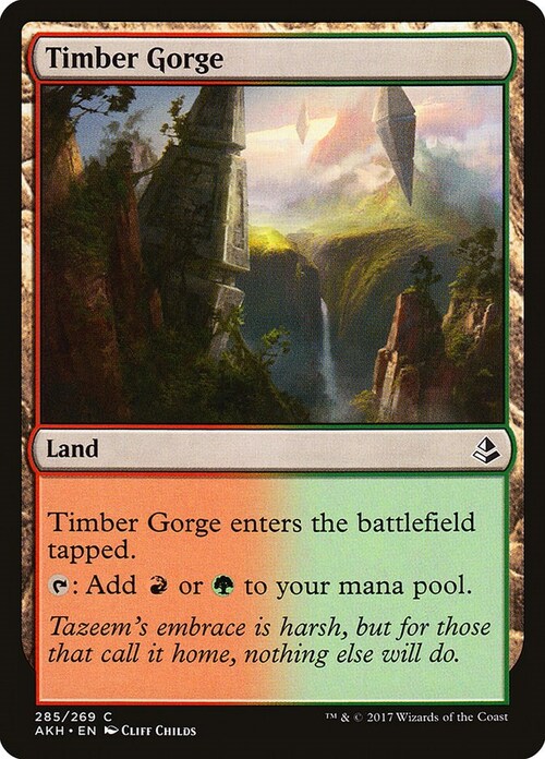 Timber Gorge Card Front