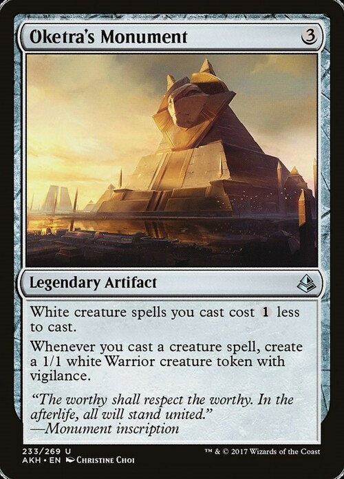 Oketra's Monument Card Front