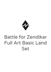 Battle for Zendikar Full Art Basic Land Set