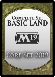 Core Set 2019 Basic Land Set