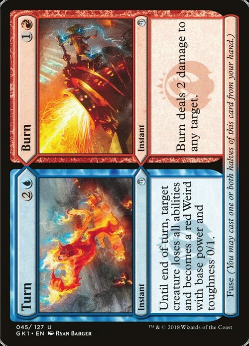 Turn // Burn Card Front