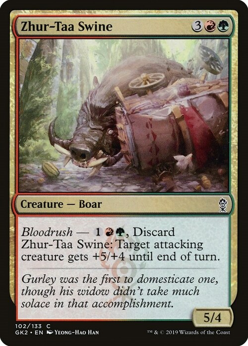 Zhur-Taa Swine Card Front