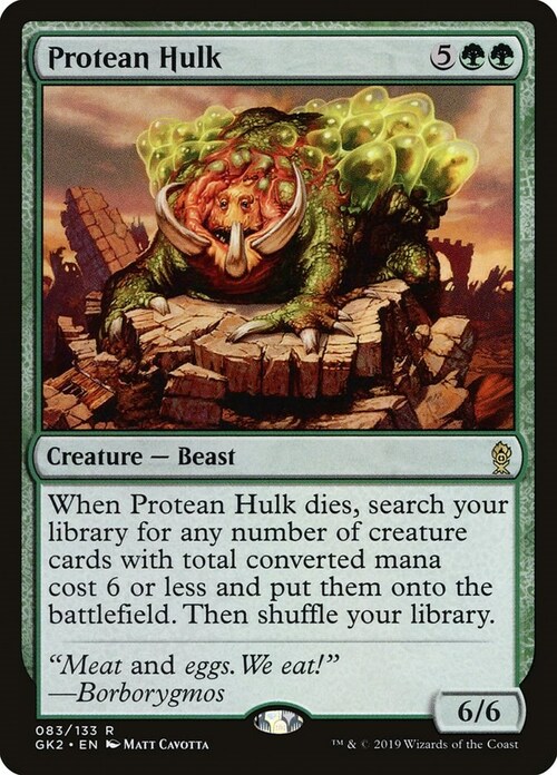 Protean Hulk Card Front