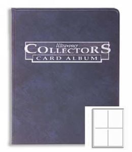 Ultra Pro Collectors Portfolio - 4-Pocket Navy