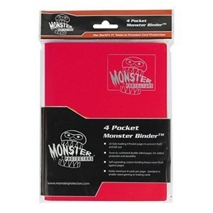 Monster: 4-Pocket Binder (Red)