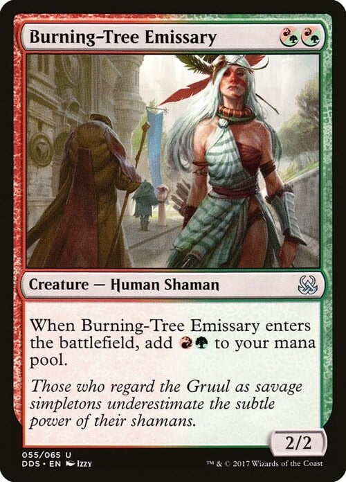 Burning-Tree Emissary Card Front