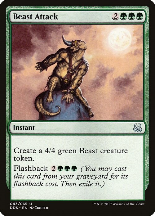 Beast Attack Card Front