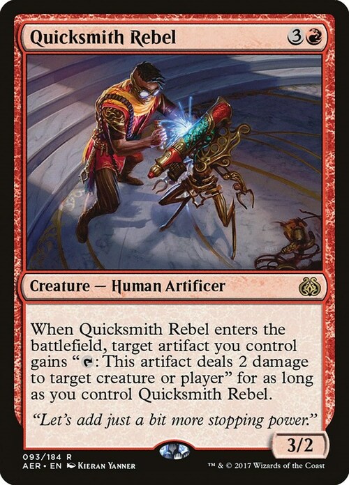 Quicksmith Rebel Card Front