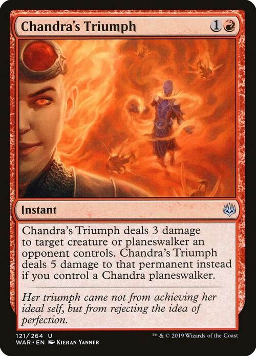 Chandra's Triumph Card Front