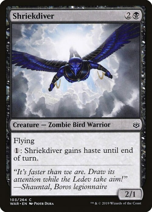 Shriekdiver Card Front