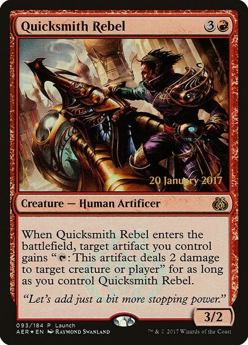 Quicksmith Rebel Card Front