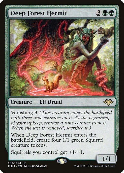 Deep Forest Hermit Card Front