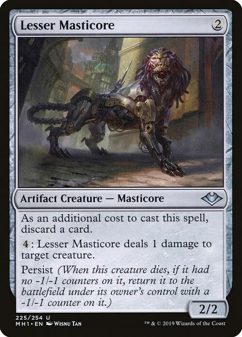 Lesser Masticore Card Front