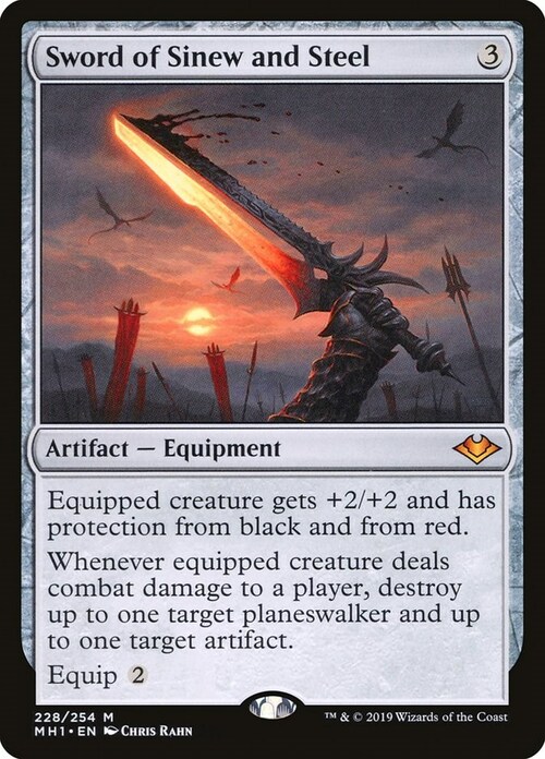 Sword of Sinew and Steel Card Front