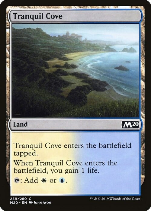 Tranquil Cove Card Front