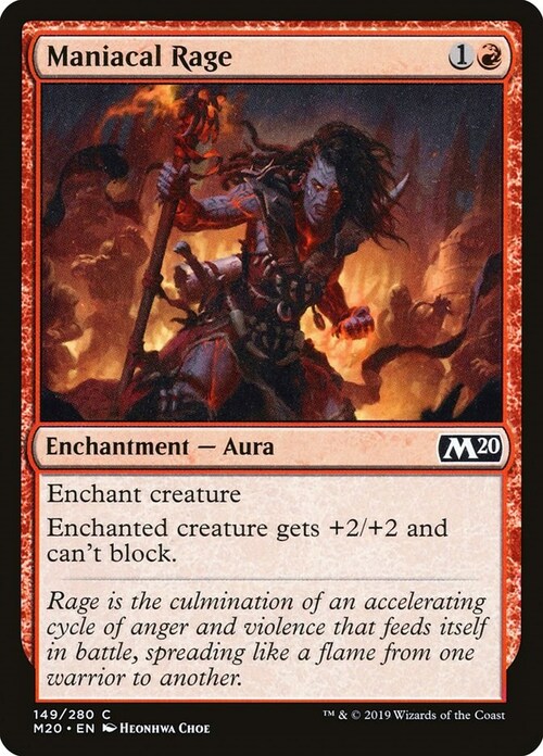 Maniacal Rage Card Front