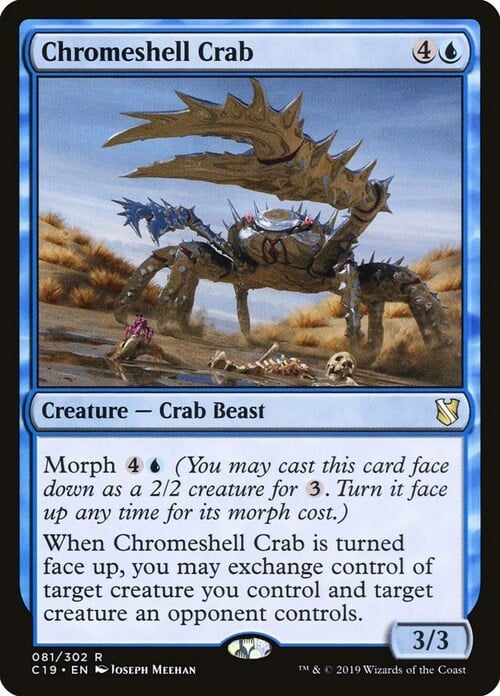 Chromeshell Crab Card Front