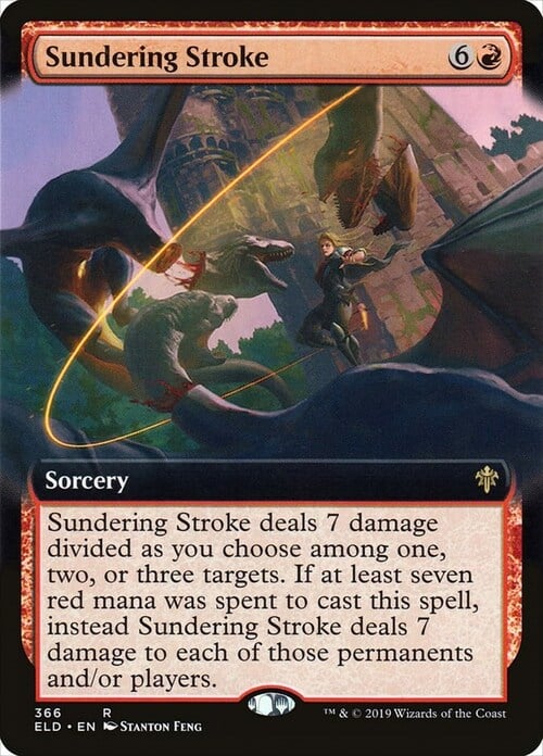 Sundering Stroke Card Front